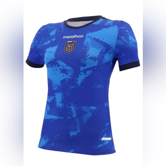 Marathon Authentic Ecuador National Soccer Team Training Jersey Women’s Sz: M - Picture 2 of 6